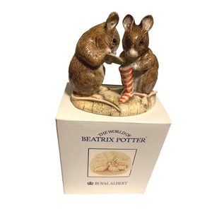 ROYAL ALBERT BEATRIX POTTER THE CHRISTMAS STOCKING 1991